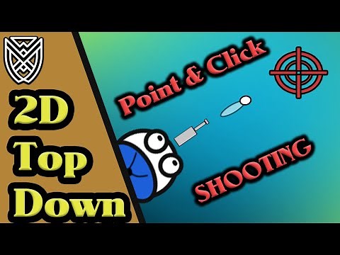 2D Top Down Shooting POINT & CLICK Unity Tutorial