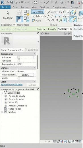 Cómo rotar una familia en 3D en cualquier dirección en Revit