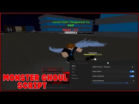 Monster Ghoul Script Auto Farm, Auto Cashout, Infinite Stats & More