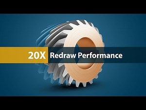 TurboCAD 2021 New Features: Redraw Performance