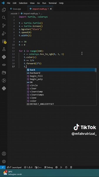 Creating Rainbow Stars with Python Turtle Graphics