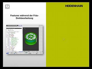 Neue Funktionen der Fräs-Drehbearbeitung auf der TNC 640