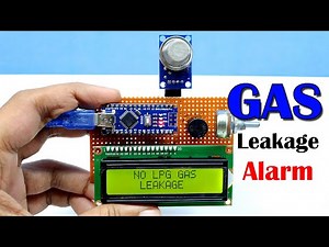 LPG Gas leakage detector project using Arduino