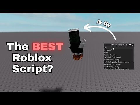 How to FLY in Roblox! The Best Roblox Script? Infinite Yield Tutorial.