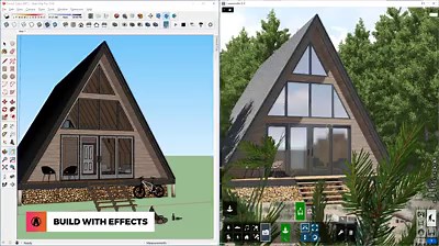 6.8K views · 254 reactions | When working on your SketchUp model, you can always benefit from a real-time, beautiful view of your project in its real-life environment with the LiveSync for SketchUp plugin. LiveSync is also available for Revit, ArchiCAD, Rhino and Vectorworks. Learn more about real-time rendering with LiveSync for SketchUp in this video tutorial by Architecture Inspirations. | Lumion | Facebook