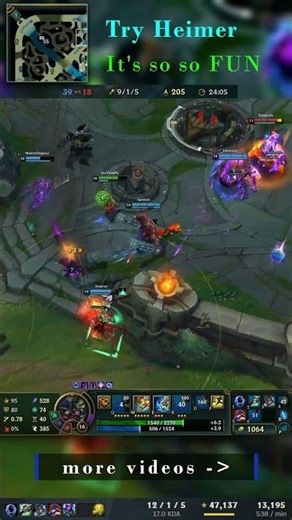 Off-Meta Heimer Farming Everyone 🧠 | League of Legends Clips