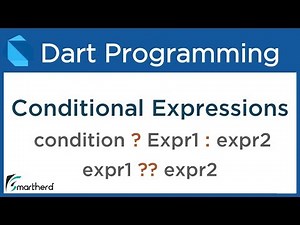 Dart Conditional Expressions: Ternary Operator of Java. Dart Flutter Tutorial #4.2