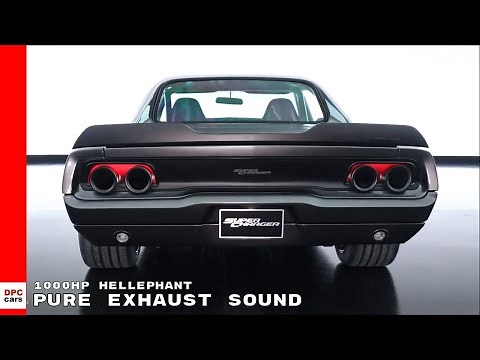 Pure Exhaust Sound Of Hellephant 426 Supercharged Mopar Crate HEMI Engine