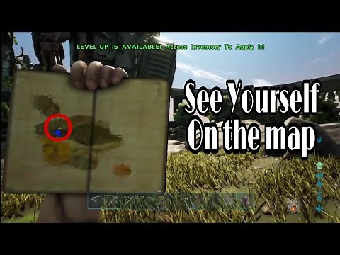 Ark: Survival Evolved - How to see yourself on the map