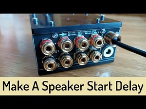 Make A Speaker Start Delay Circuit, PCB and Schematic