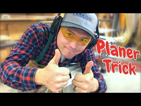 Turn Your Planer Into A Jointer | Wood Shop Tricks