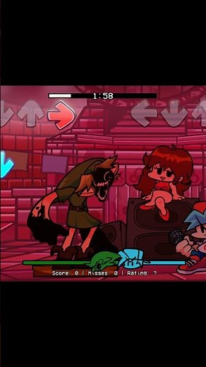 FNF: VS BEN (DROWNED LINK from zelda) #shorts