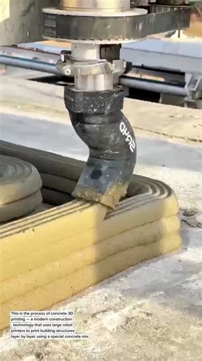 “Amazing 3D Concrete Printing Layers | SQ4D Robotic Construction Technology”
