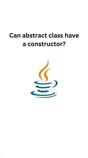 Can an Abstract Class Have a Constructor in Java? | Explained in 60 Seconds!