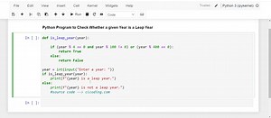 5.5K views · 63 reactions | Day 13 : Python Program to Check whether a given year is a Leap Year | Python Coding | Facebook
