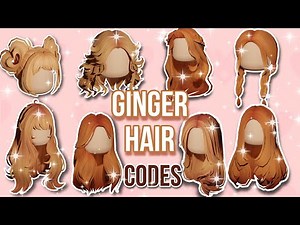 Ginger / Orange Hair Codes For Berry Avenue, Bloxburg And Brookhaven #roblox