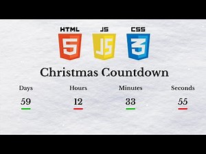 Master HTML, CSS & JS by Building This Cool Countdown Timer! HTML CSS & JavaScript Tutorial & Guide