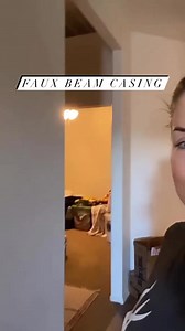 293K views · 6.5K reactions | I added a faux beam casing to what was once a boring hallway with no character! A hallway may sound like a boring remodel but it can have such a huge impact on the design of your home. Don’t neglect the small spaces! Full blog post is now live, link in bio. #homedesign #beam #fauxbeams #beamcasing #fauxbeamcasing #hall #hallway #hallwaydecor #hallwaydesign #homedesignideas | Life Is What You Make It | Facebook