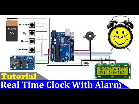 How to make Real Time Clock With Alarm using Arduino and RTC DS3231