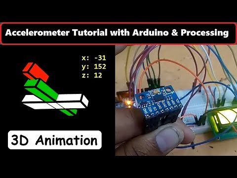 Accelerometer Arduino Tutorial 3D Processing