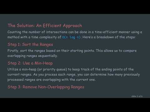 How to Count Intersections in a Set of Ranges Using Python