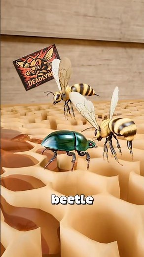 Bees Imprison Live Invaders 🐝😱