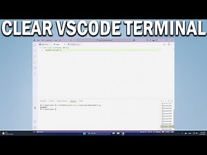 How To Clear Terminal in VS Code Using Python Commands