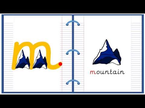 Lowercase Alphabet Letter M Learn to Read and Write