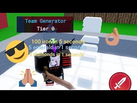 How to Get Fast Generator Using a Command! in Roblox Bedwars