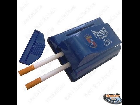 Premier Supermatic Twin Cigarette Making/Roller/Injector Machine Review/Demonstration