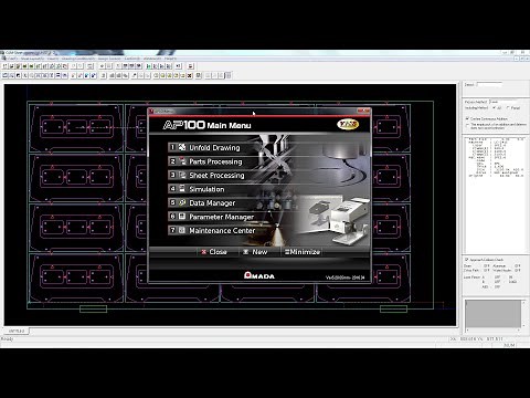 AMADA AP100 Manual Nesting [ LASER ]