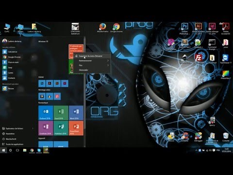 [TUTO-FR] personnaliser et organiser le menu demarrer de windows 10