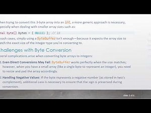 Converting n-bytes Array to Integer with ByteBuffer