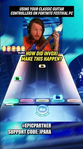 How to play PRO MODE on Fortnite Festival PC with classic Guitar Hero and Rock Band controllers