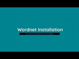 Wordnet Installation - (Wordnet Installation on linux)