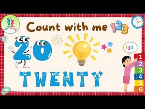 Count with me | Number 20 | Educational video for kids