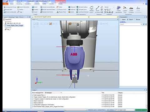 Tutorial 2 Using ABB library for gripper and targets