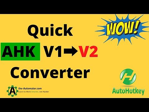 🔥Effortlessly convert v1 code to v2 with this great AHK Script