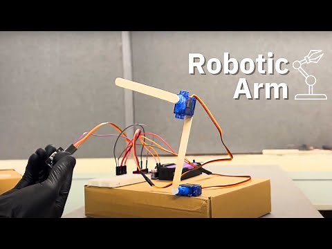 DIY AutoArm: Interactive Robotic Arm using Arduino UNO, Servo Motors & Joystick I Robo Army