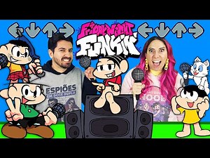 TESTAMOS MOD DA TURMA DA MÔNICA no FRIDAY NIGHT FUNKIN (FNF)