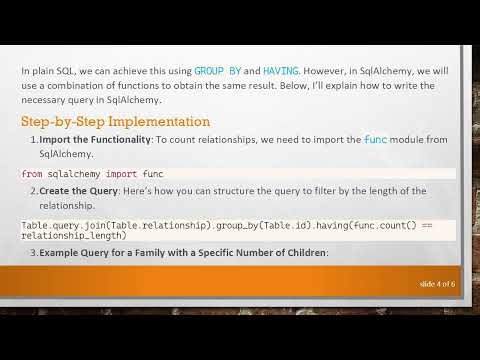 Filtering Relationships in SqlAlchemy: A Guide to Count Instances in Queries