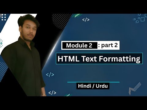 HTML Text Formatting (Part-4) | Basic HTML Elements Explained for Beginners