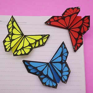 451K views · 13K reactions | Amazing Origami Butterfly Bookmark making Instruction. It's very easy and simple Paper Butterflies Tutorial. DIY and Paper Crafts... | Colors Paper | Facebook