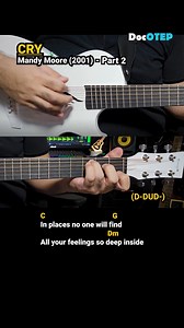 18K views · 174 reactions | Cry - Mandy Moore (2001) Easy Guitar Chords Tutorial with Lyrics Part 2 SHORTS REELS | Doc OTEP Studio | Facebook