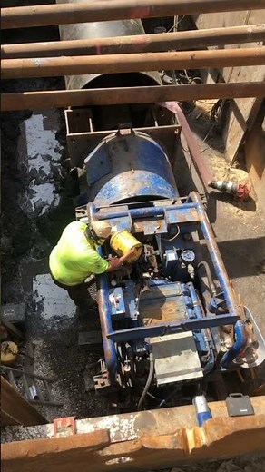 Jack and bore 70” steel casing