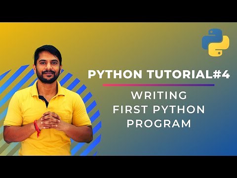 Writing First Python Program - In Hindi