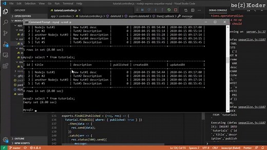 Node.js Rest APIs example with Express, Sequelize & MySQL - BezKoder