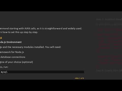 Simplest Way to Pass Real-Time Data from SQL Database to HTML Using Node.js