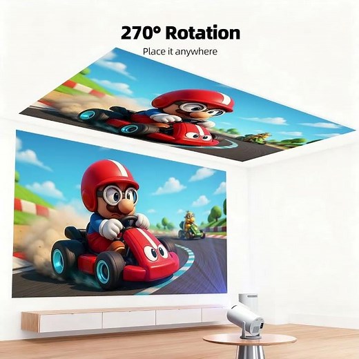 Powerful Portable Projector! WiFi, Bluetooth, Auto Keystone | Full Review