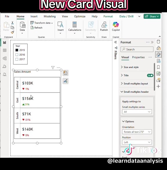 Explore the New Power BI Card Visual Features